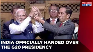 India Officially Gets Presidency Of G20 Summit At Closing Ceremony In Bali | G20 Summit