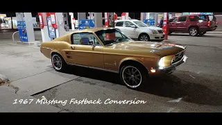 1968 Mustang Coupe to 1967 Mustang Fastback Conversion Video 10 Final