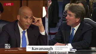 Sen. Booker asks Brett Kavanaugh about his opinions on race, racial profiling and voting rights