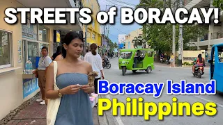 Walking in BORACAY! | Exploring the STREETS of BORACAY ISLAND, PHILIPPINES