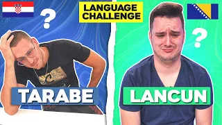 DALMATINSKE VS BOSANSKE RIJEČI | Language challenge | Mirsad & Luciano