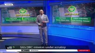 It's Topical | Are SA forces combat-ready in DRC?