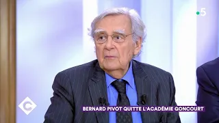 Bernard Pivot quitte l’Académie Goncourt - C à Vous - 31/01/2020