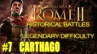 SIEGE OF CARTHAGE 1/2 - Legendary Difficulty - Historical Battle for Rome 2