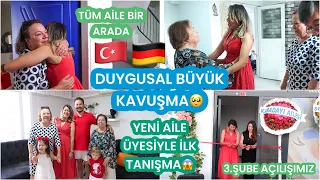 GELİN KAYNANA BÜYÜK BULUŞMA🥹DUYGUSAL ANLAR,TÜM AİLE BİR ARADA🥳ÇOCUKLARI İLK KEZ GÖRDÜ❓AÇILIŞIMIZ🎀