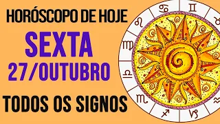 HORÓSCOPO DE HOJE // OUTUBRO - DIA 27/10/2023 - Todos os Signos