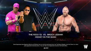 WWE 2K24 THE ROCK 01 VS. BROCK LESNARMONEY IN THE BANK