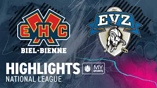 HC Bienne - EV Zoug 4-2 (1-1; 1-0; 2-1)