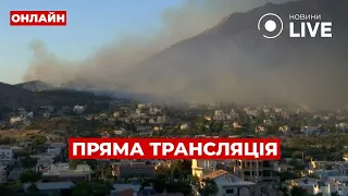 ⚡️LIVE: Масштабні лісові пожежі в Греції / Пряма трансляція, 17.07 / Останні новини | Новини.LIVE