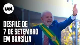 🔴 7 de setembro ao vivo: Lula e autoridades participam de desfile cívico-militar em Brasília