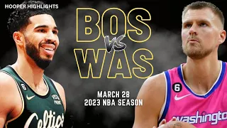 Boston Celtics vs Washington Wizards Full Game Highlights | Mar 28 | 2023 NBA Season