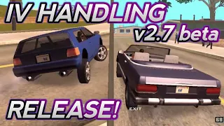 IV Handling v2.7 beta Release - Vanilla Vehicle GTA SA