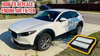 How To Replace Mazda CX-30 Engine Air Filter