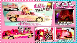 LOL Surprise Car Pool Coupe with Exclusive Doll - Unboxing, Review and FUN Play