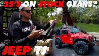 What It's like to Drive on 35's | Jeep TJ