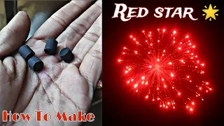 How to make Red Star | Red Star formula | for fireworks