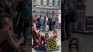 Edinburgh Fringe 2023 . Street performer