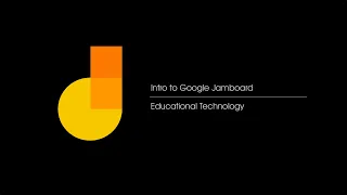 Google Jamboard Introduction