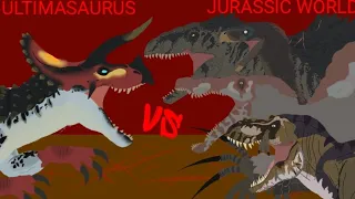 Jurassic World Vs Ultimasaurus Part 1 Animation