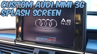 Audi MMI 3G Custom Splash Screen