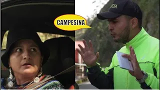 Policía la humillo por ser campesina sin pensar que era su jefa.