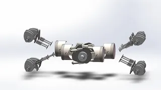 4-Cylinder Boxer Engine in SolidWorks