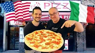 Italian REACTS to Trying NYC Pizza For The FIRST Time ! 🍕