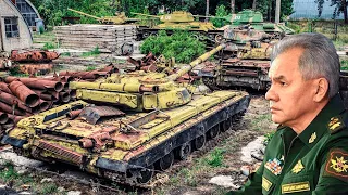 Танкова немощь: русские танки заржавели в хранилищах! А грозили дойти до Ла-Манша