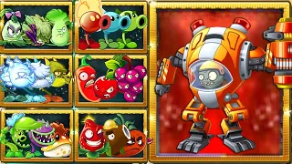 PvZ 2 Random Team Plants Vs Z-Mech Zombie LEVEL 10 - Which Plant Team Is Best?