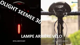 Olight SEEMEE 30, lampe vélo arrière - Clip officiel