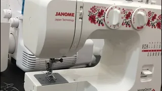 Полный обзор на швейную Машинку Janome HomeDecor 2077