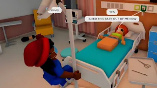 ICE SPICE GIVES BIRTH at Maple Hospital RP Roblox