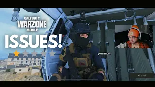 WARZONE MOBILE HAS ISSUES! (IPHONE 15 PRO MAX + CONTROLLER GAMEPLAY)
