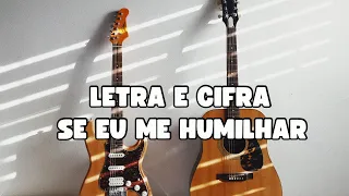 SE EU ME HUMILHAR | SIMPLIFICADA | COMO TOCAR NO VIOLÃO