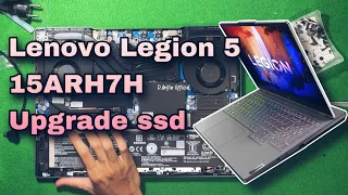 Lenovo Legion 5 15ARH7H | Upgrade SSD Ram (disassembly)