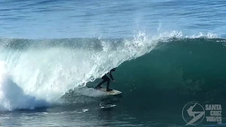 Surfing Perfect Waves in Santa Cruz, California with Tyler Fox