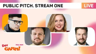 How to pitch your game? / #PublicPitch. Stream 1 (Fall 2021)