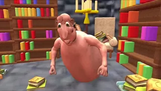 Globglogabgalab but it's made in spore and someone's screaming the lyrics