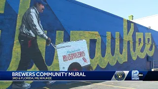 Milwaukee Brewers unveil community mural in Walker's Point Neighborhood