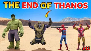 The End Of Thanos | Super Hero Series | Gta 5 In Telugu #11