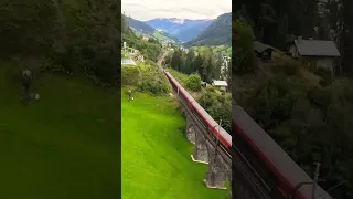 Train in the mountains 🏔🚡🚄⛰️🇦🇹 #austria #mountains #train #badgastein Austria Badgastein Zug Berge