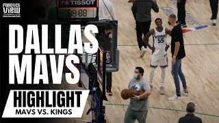 Kristaps Porzingis, Mark Cuban & Dallas Mavs Embrace Delon Wright Moments After Kings Win vs. Mavs