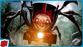 Hunting A Monstrous Spider-Train | Choo-Choo Charles Part 1 | Full Indie Horror Game