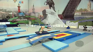 LEWIS Amy (AUS) - 2018 Trampoline Worlds, St. Petersburg (RUS) - Qualification Double Mini R1