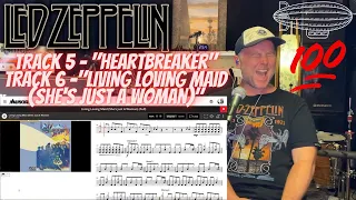 Drum Teacher Reacts: "Heartbreaker" & "Living Loving Maid" | Led Zeppelin II Album Analysis | WOW!
