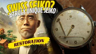 The cheap copy that made a company great. Vintage restoration of Seiko's most important watch!