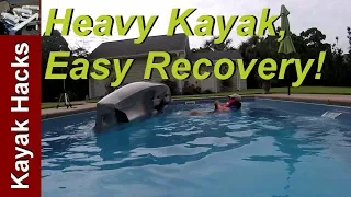 Kayak Self Rescue - Heavy Kayak Self Recovery using a Jackson Coosa FD