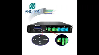 FTTH 16 Port 22dBm 1550 Optical Amplifier EDFA with WDM