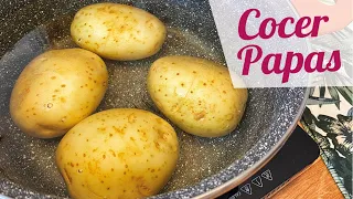 CÓMO COCER PAPAS perfectas 🥔 Tiempo cocción papas