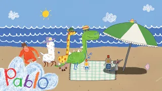Pablo - Summer Fun! 🌞 | Compilation | Cartoons for Kids 🧒👧